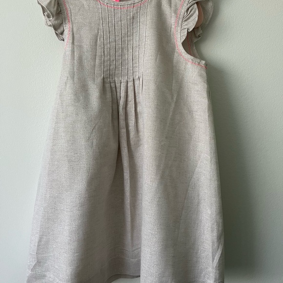 Egg Collective Shimmery Pleated Ruffled Sundress - Picture 2 of 3